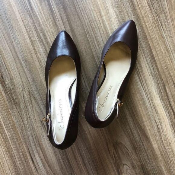 C. Banner Cut Out Ombre Diamond Jewel Heel Pumps - Picture 4 of 10